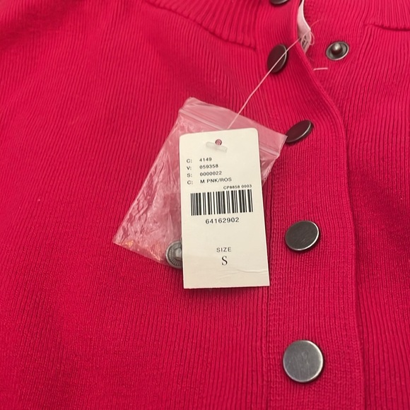 New Anthropologie Daily Practice Knit Sweater Dress w/ pockets Pink Size Small - Picture 5 of 7